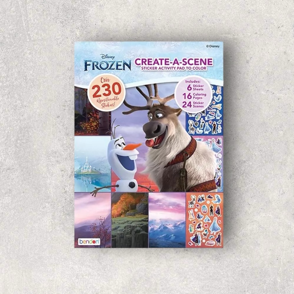 New Frozen Create a Scene Sticker Activity Book